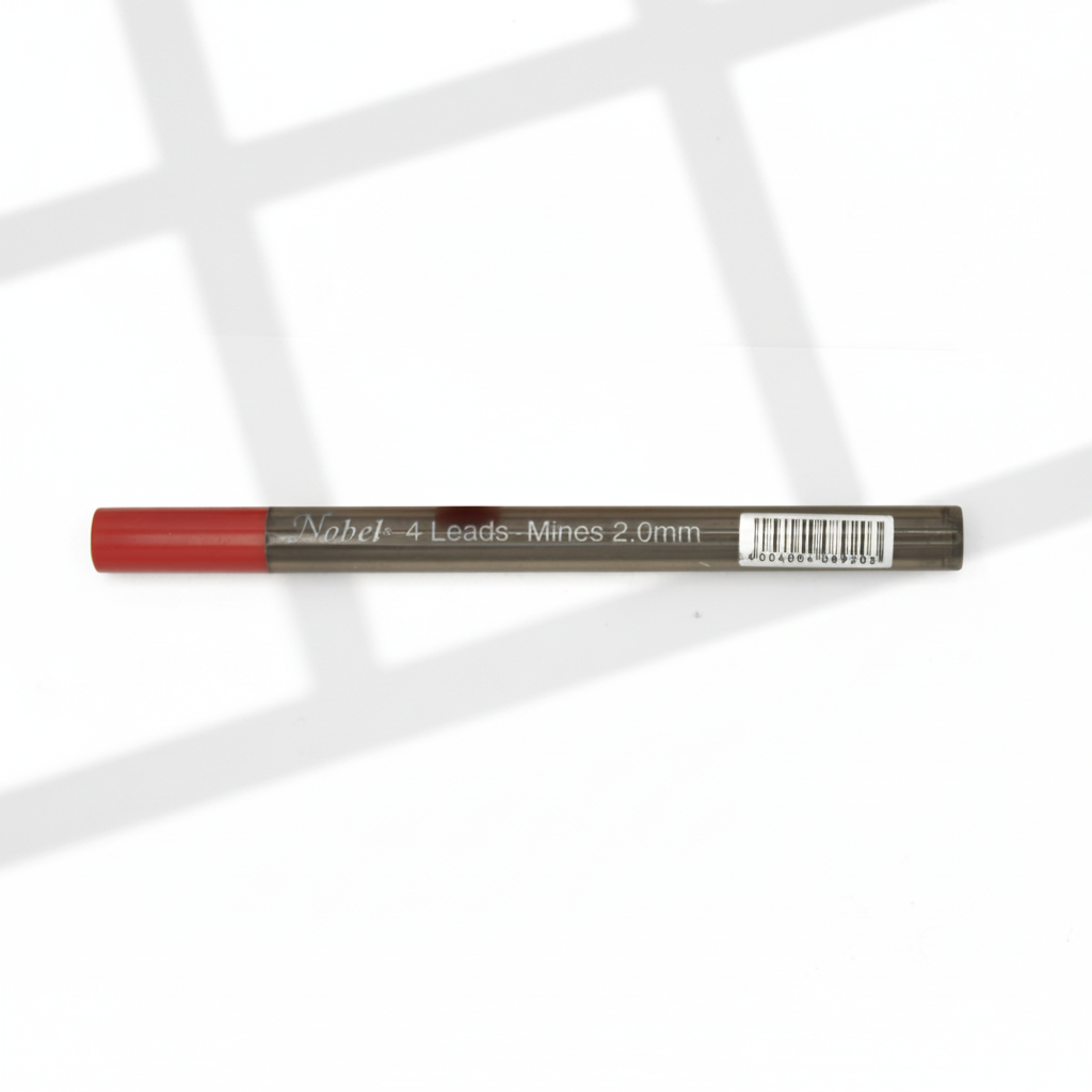 2H Graphite Leads For Technical Leadholders 1 Tube -  2.0 mm, 4 pcs per tube