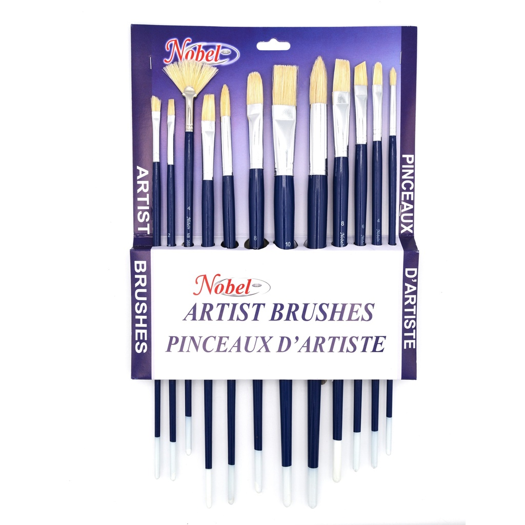 Oil and Acrylic Painting Brushes - Set of 12