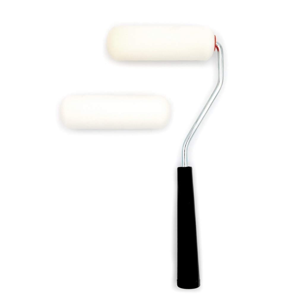 Rouleau en mousse blanche - 4"