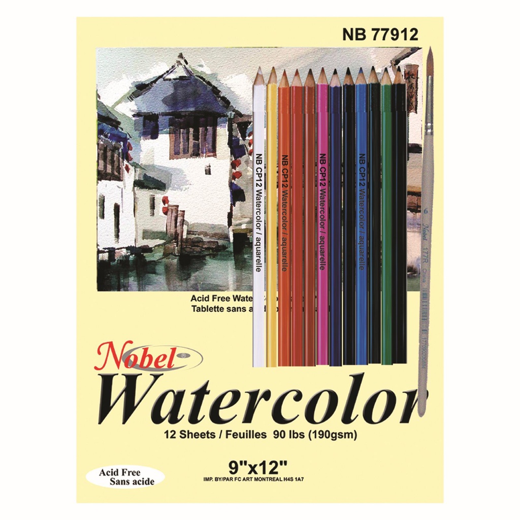 Ensemble aquarelle