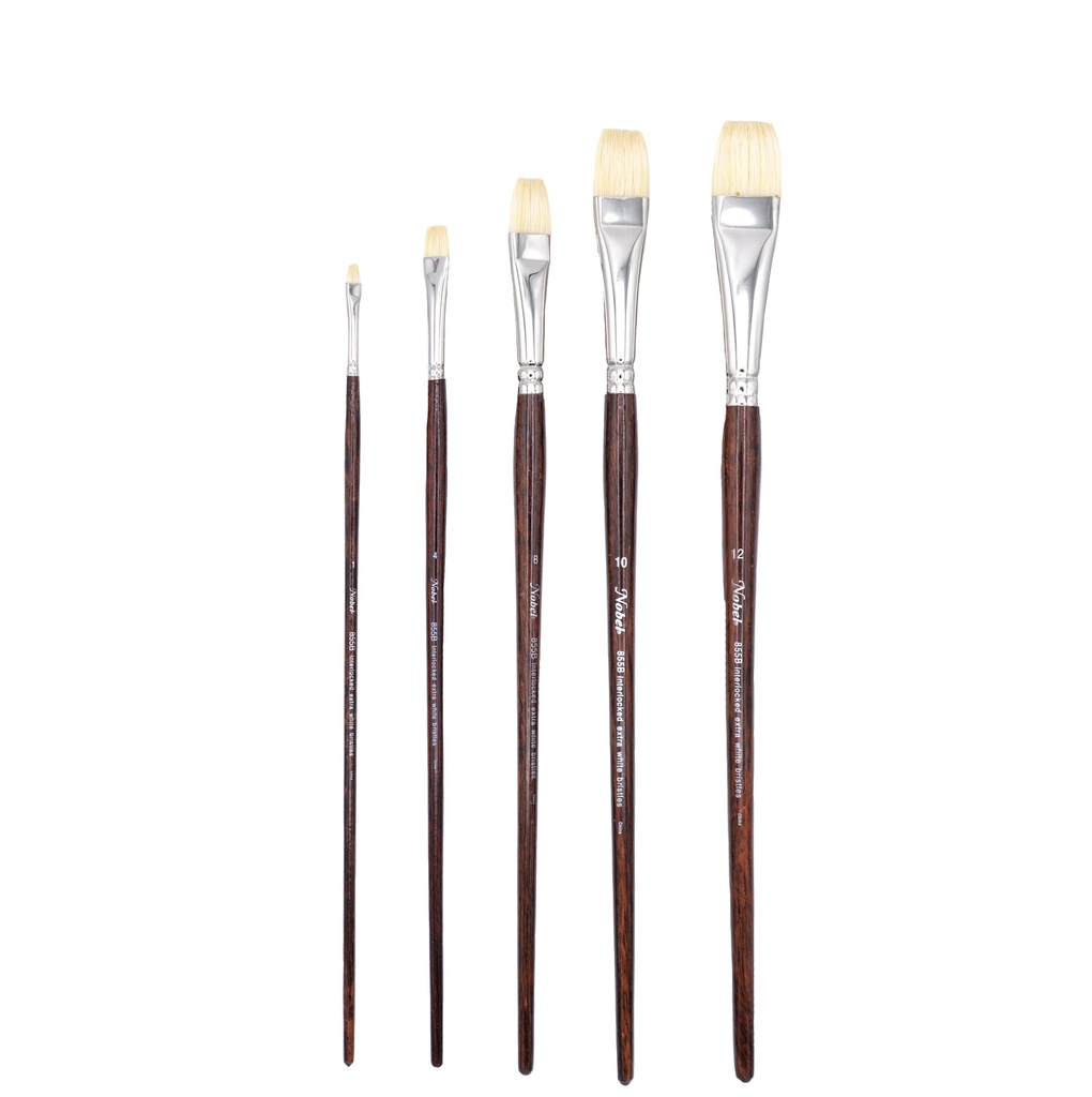 Imperial - Pure Interlocked Chunking Hog Bristle Brush with Long Handle - Bright #3