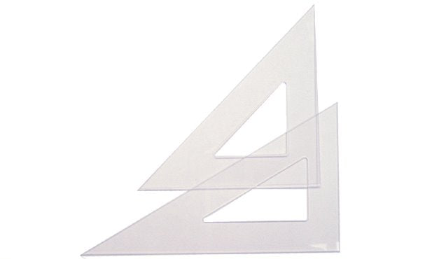 Acrylic Set Square - 60 Degrees, 8"
