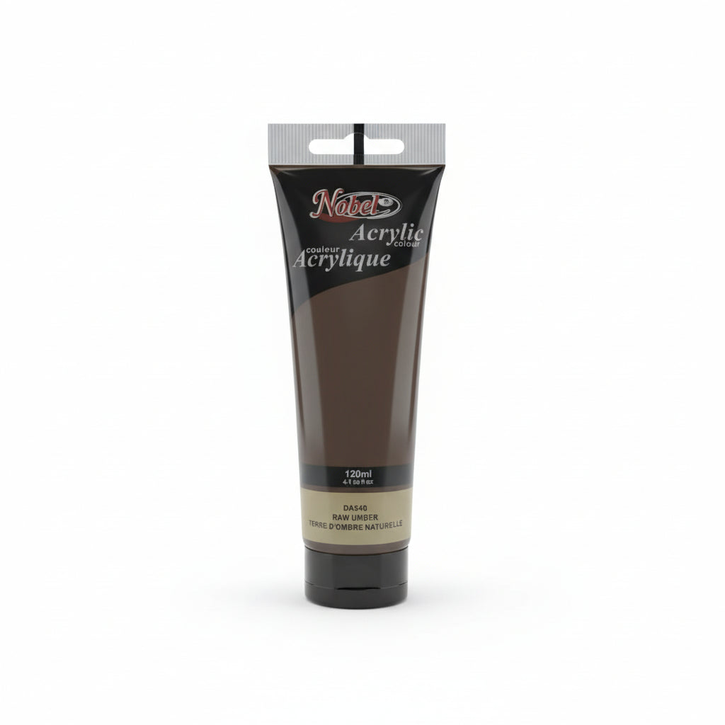 Black - 200 ml Nobel Professional Grade Acrylic Paint