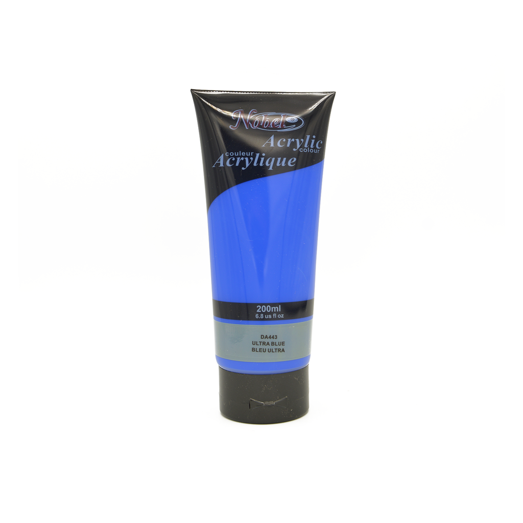 Ultramarine - 200 ml Nobel Professional Grade Acrylic Paint