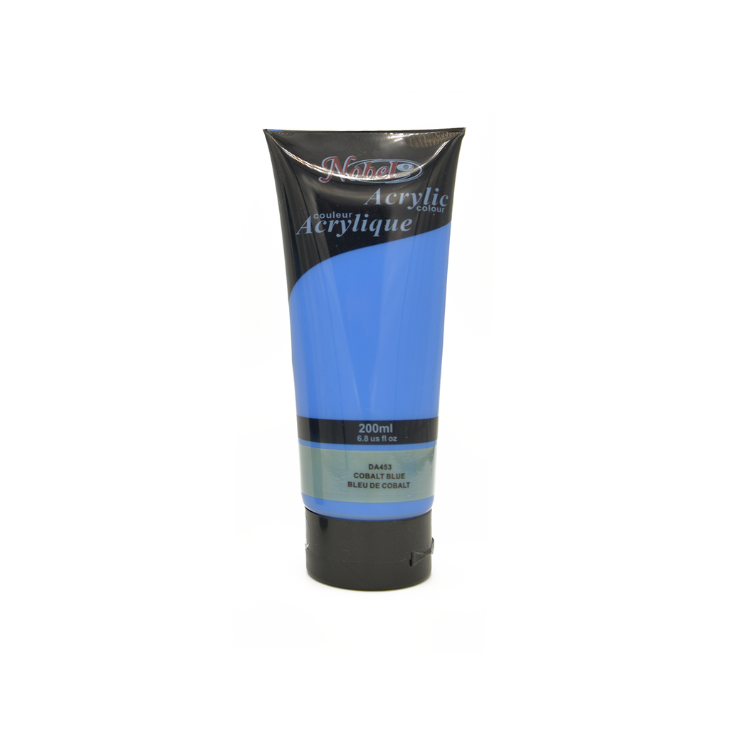 Bleu de cobalt - 200 ml de peinture acrylique de qualité professionnelle Nobel