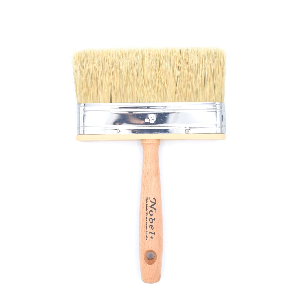 Flat Hog Bristle Decorator's Brush - 6"