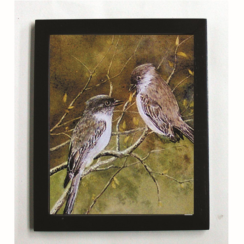 Cadre en bois plat noir de 3 cm d'épaisseur 16" x 20"
