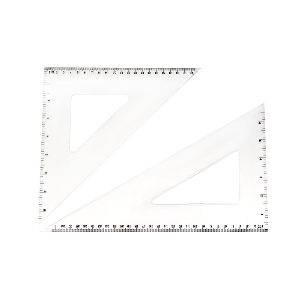 Square Set - 8" (Measurements in Inches, Centimeters and Milimeters)