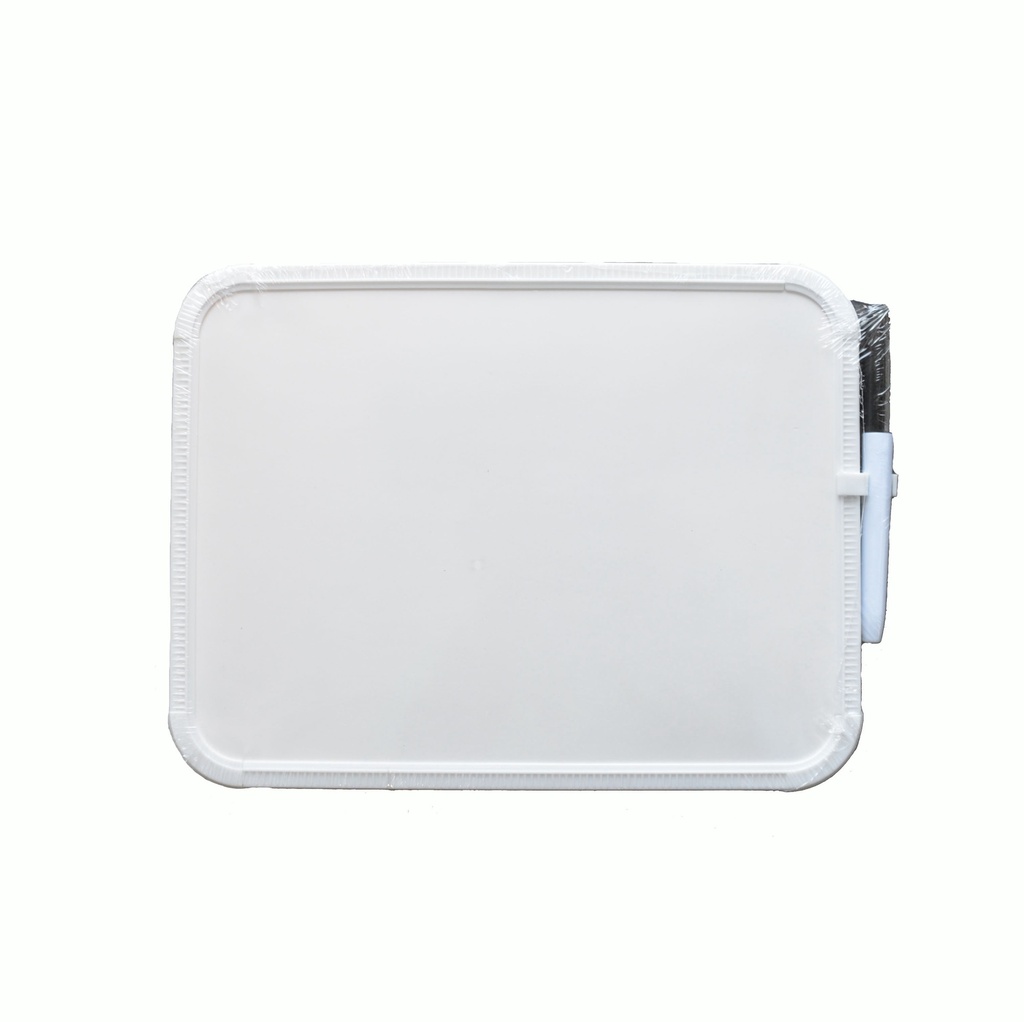 Hangable White Board and Dry Erase Marker - 11" x 8.5" x  1/2"