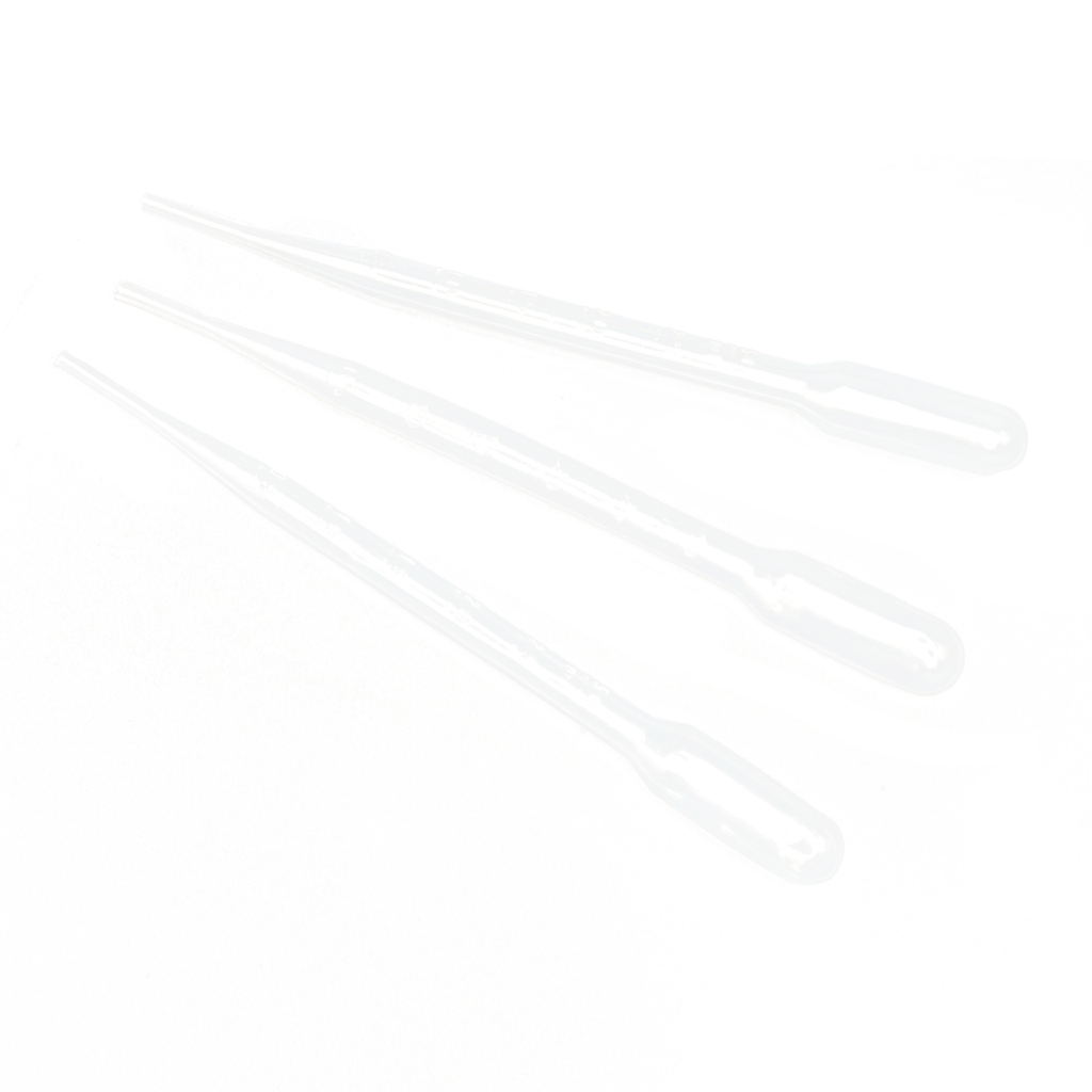 Pipettes longues en plastique - ensemble de 3, 3 ml