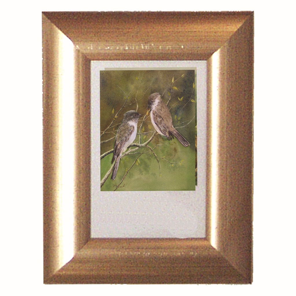 4 cm Wide Golden Picture Frame 11" x 14"