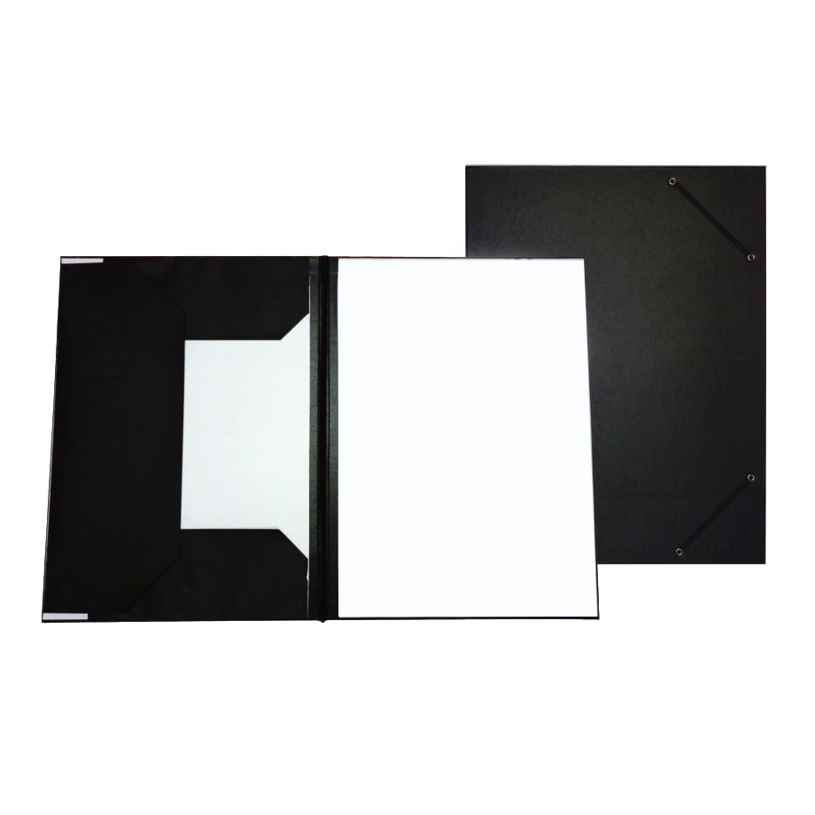 Portfolio en carton similicuir, 20" x 26"