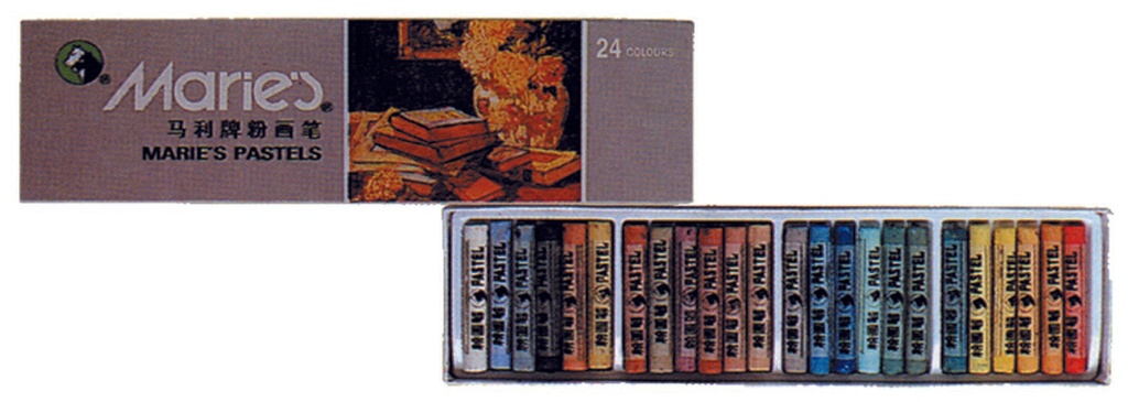 Pastels à l'huile - 24 couleurs