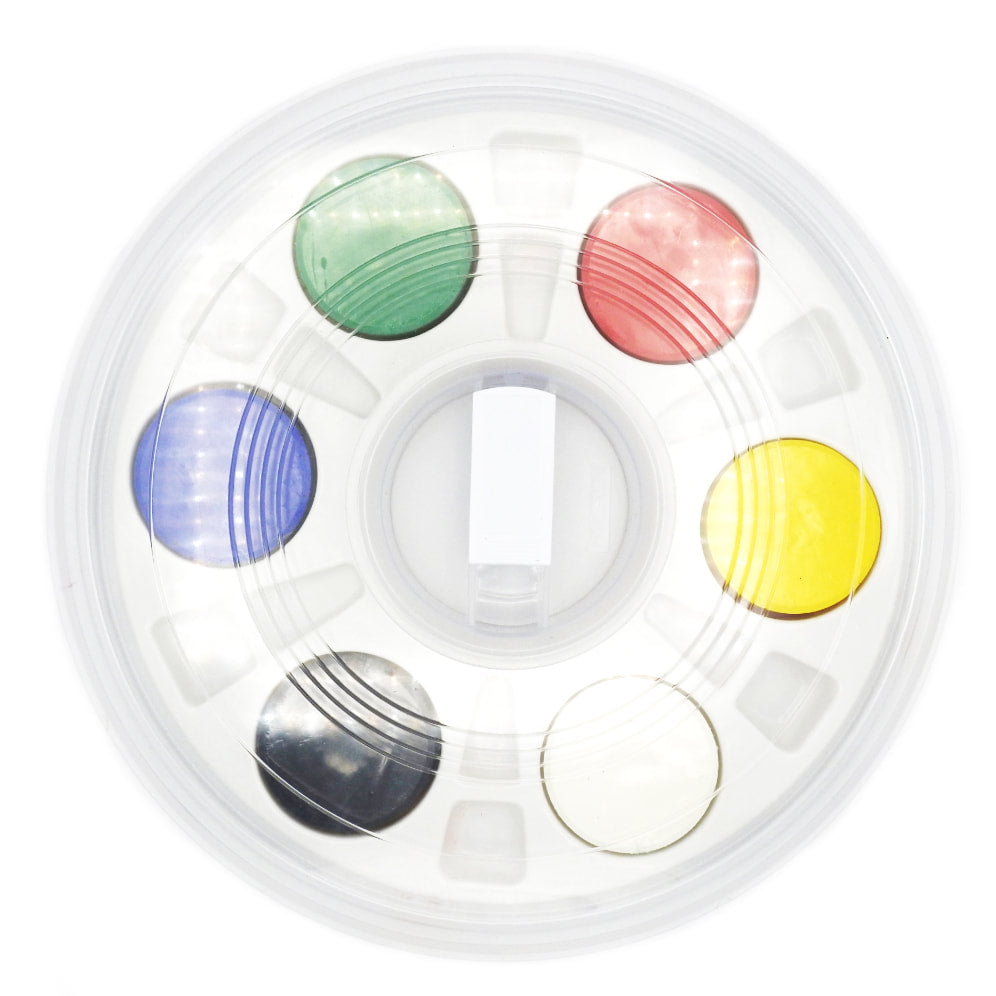 Tempera Paint Block - Set of 6 With Palette And Lock Box Cover