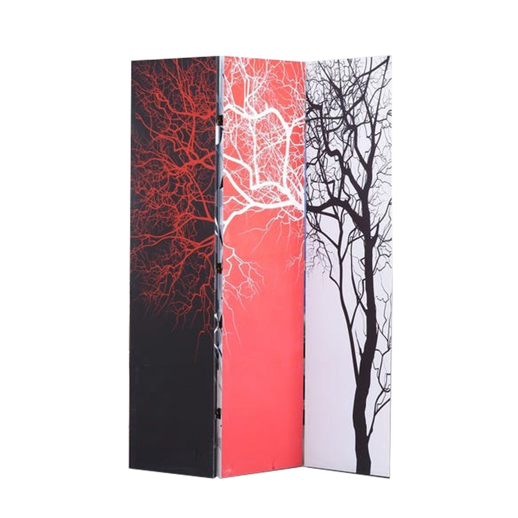 3-Panel Canvas Screen / Room Divider - 12" x 36"