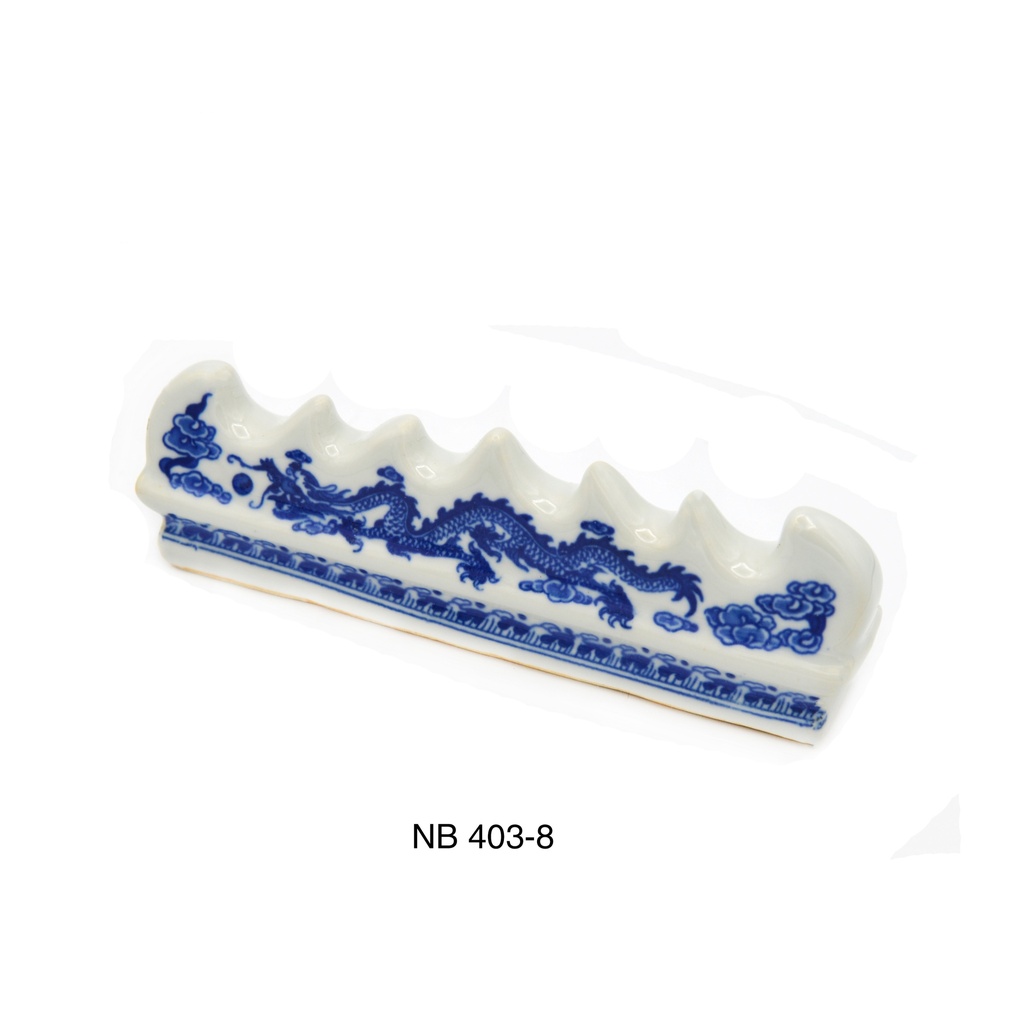 Repose-pinceau en porcelaine - 6 emplacements