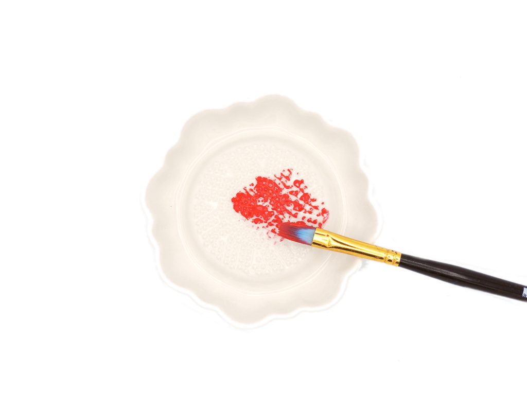 Ceramic Deep Brush Cleaning Plate