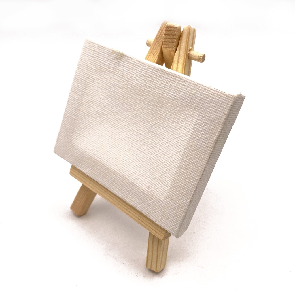 Mini Chevalet et Mini Toile Déco - 7 x 9 cm