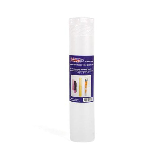 Expandable Brush Holder - 14 1/4" (Expanded) - 8" (Collapsed) x 1/2" Diameter for Short to Medium Handle Brushes
