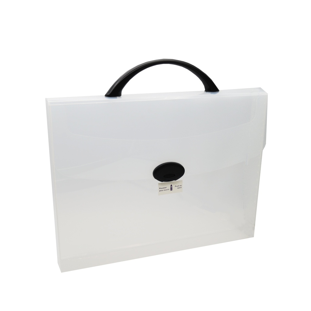 Transparent Plastic Carrying Case - 9.75" x 14.5"
