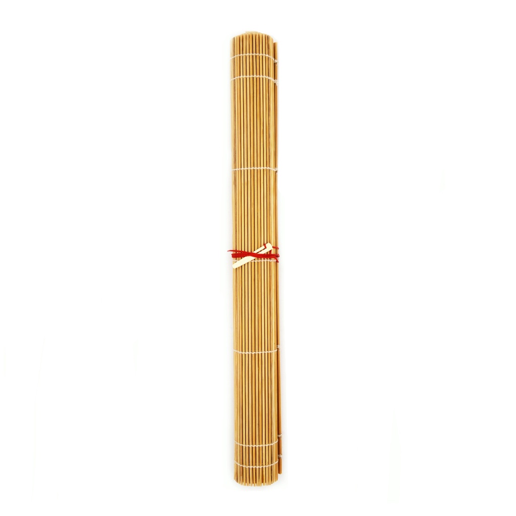 Bamboo Mat With Elastic 14" x 14"