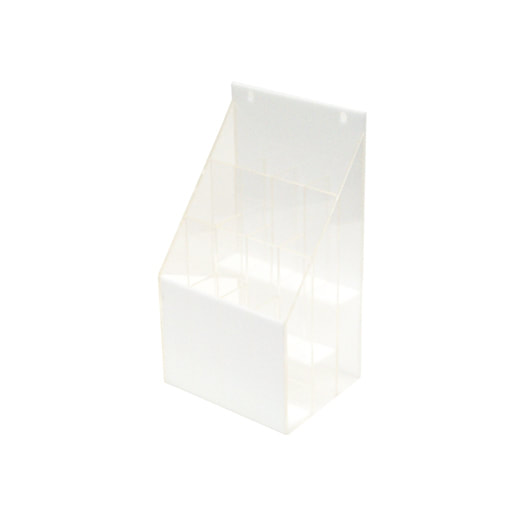 Acrylic Display For Brushes, 12 Pockets