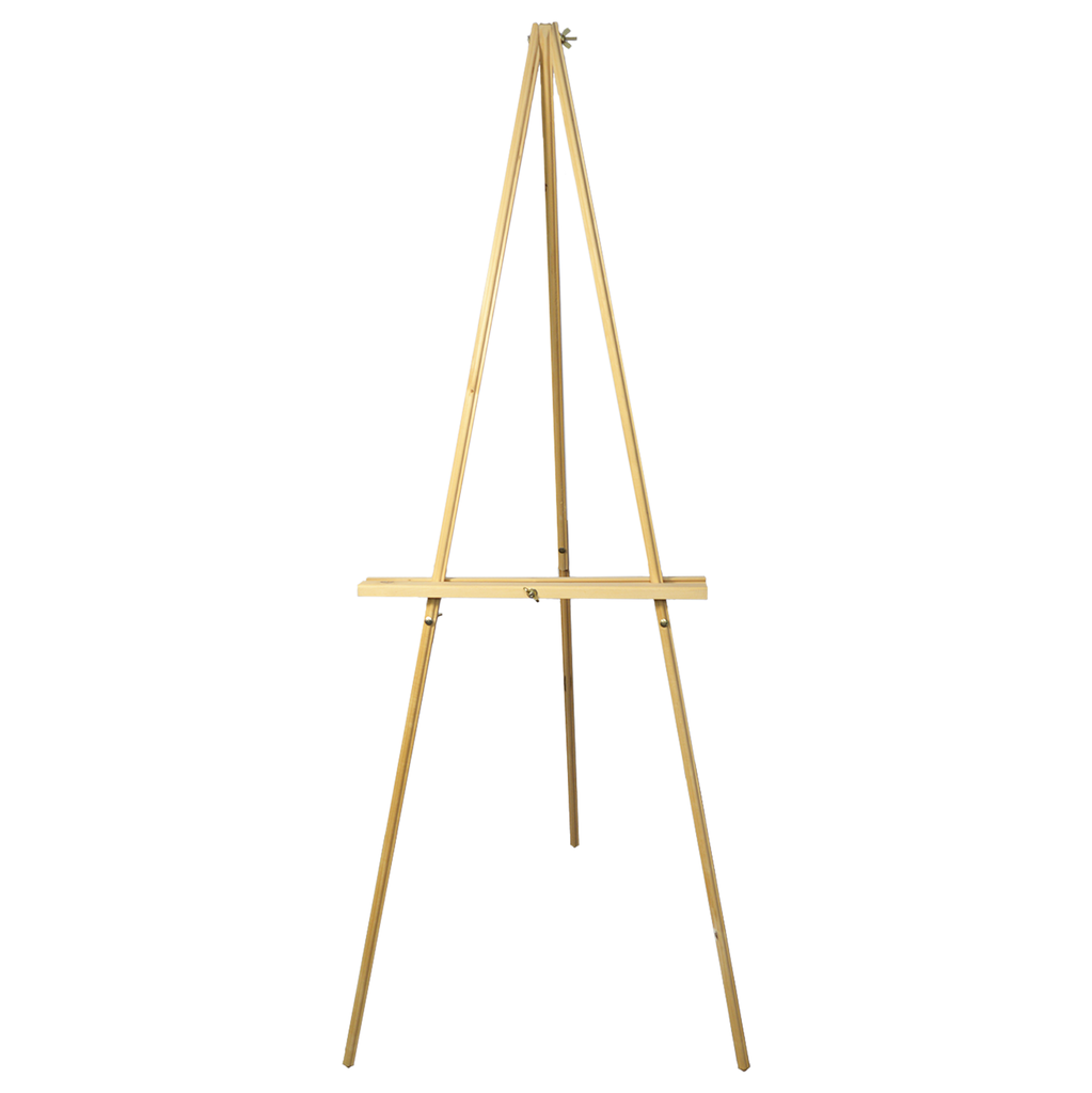 Chevalet de présentation complet 62'', bois d'orme