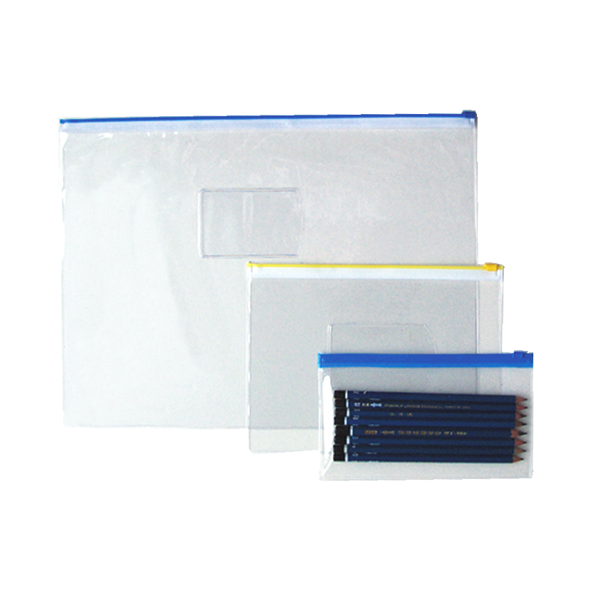 Sac zippé en vinyle - Moyen