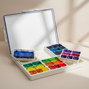 Airtight Watercolor Palette With 20 Compartments - 9" x 13"