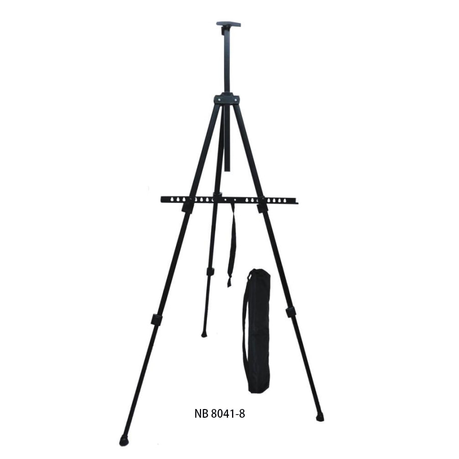Chevalet trépied portable en acier (hauteur maximale de la toile de 30")