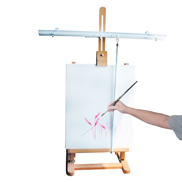 Tabletop Easel With Hand Support