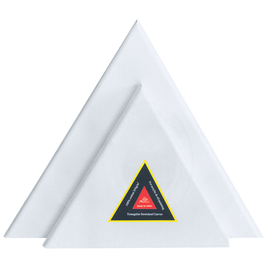 Triangle Stretched Canvas - 12"