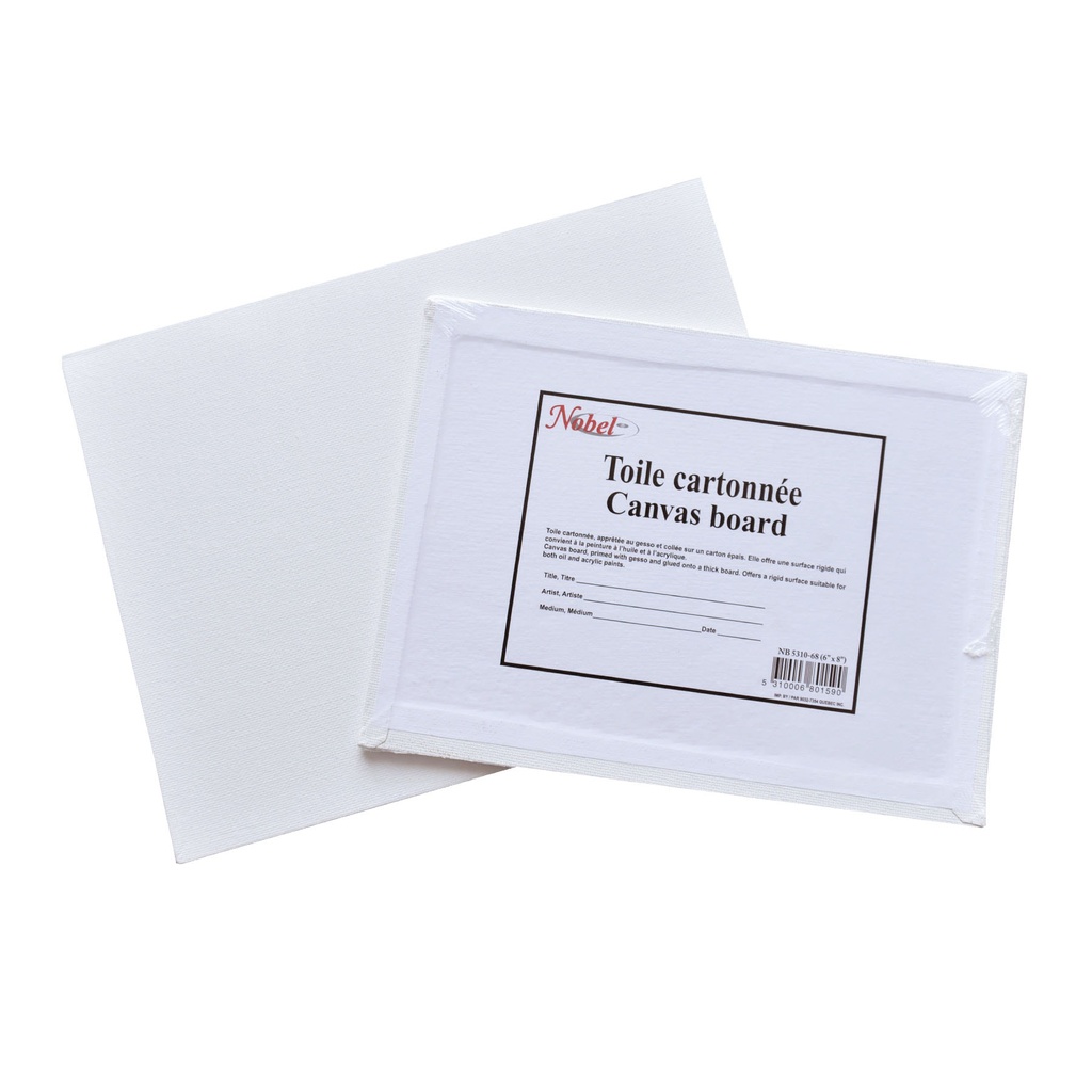 100% Cotton Canvas Board - 7" x 9"