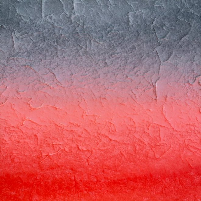 Bl/R, papier mûrier, 18,5" x 25"