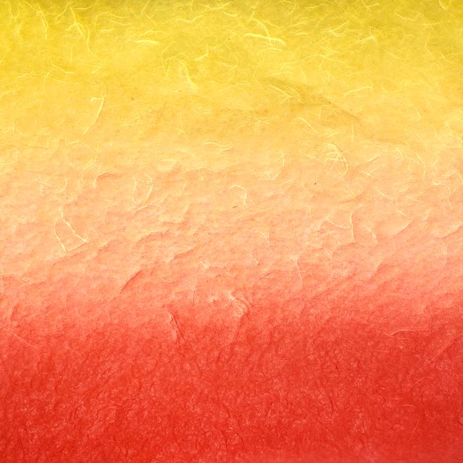 Two Tone Mulberry Paper (Red-Yellow) - 18.5" x 25"