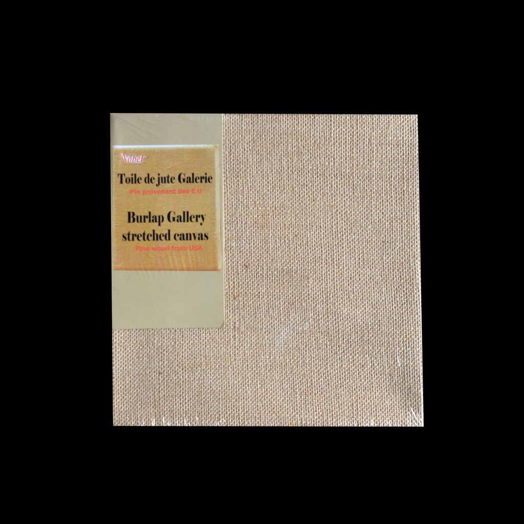 Burlap Canvas - 12" x 12"