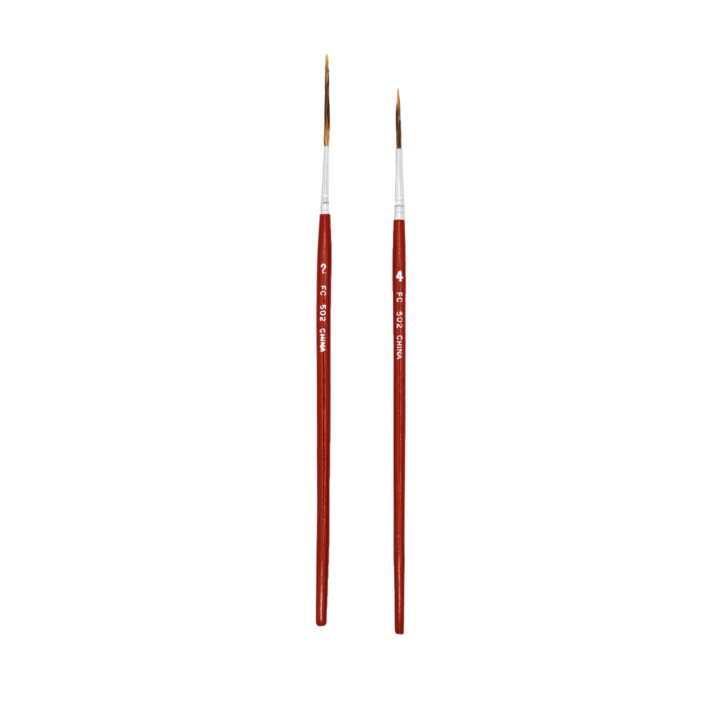 Pure Badger Hair Brush - Liner #4 (Shorter)