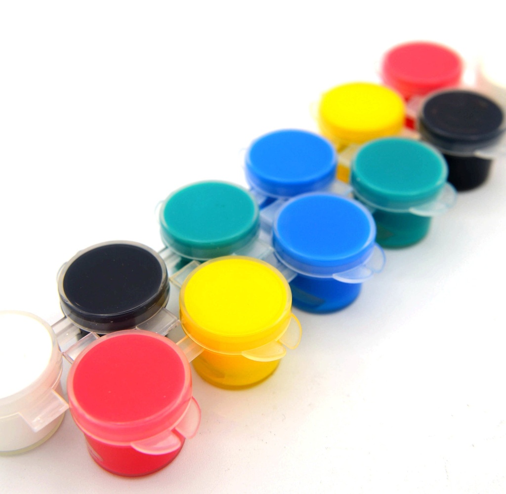 Ceramic Paint - Set of 6 Sealed Colors 6ml