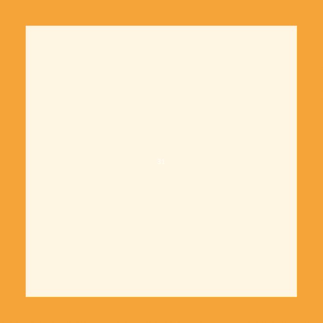 Papier de riz carré monté - 15"