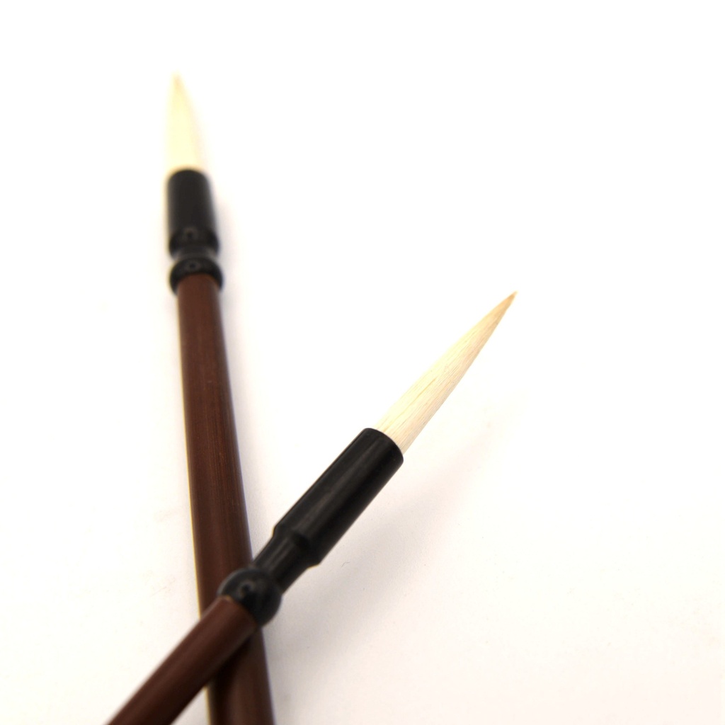 Finest Quality Goat Hair Bamboo Brush - #2