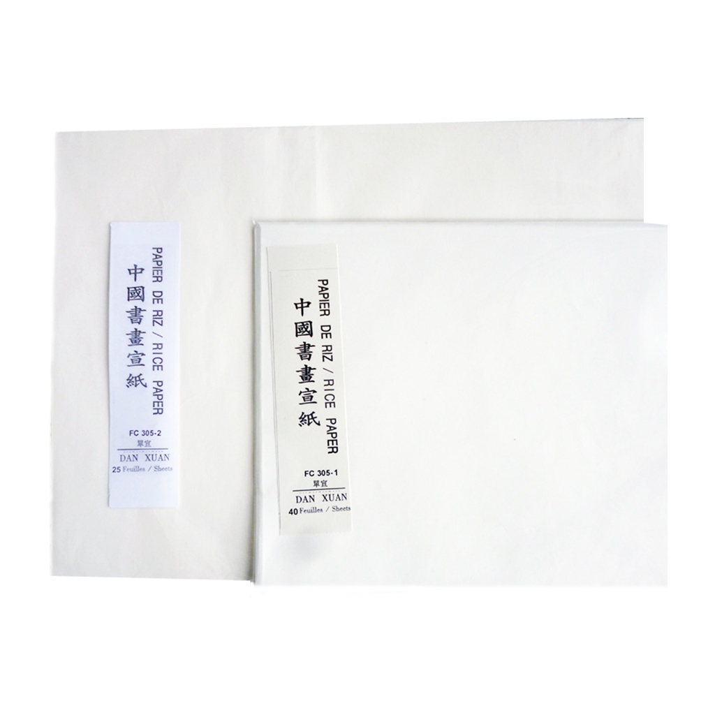 Feuilles de papier de riz - 24 par paquet