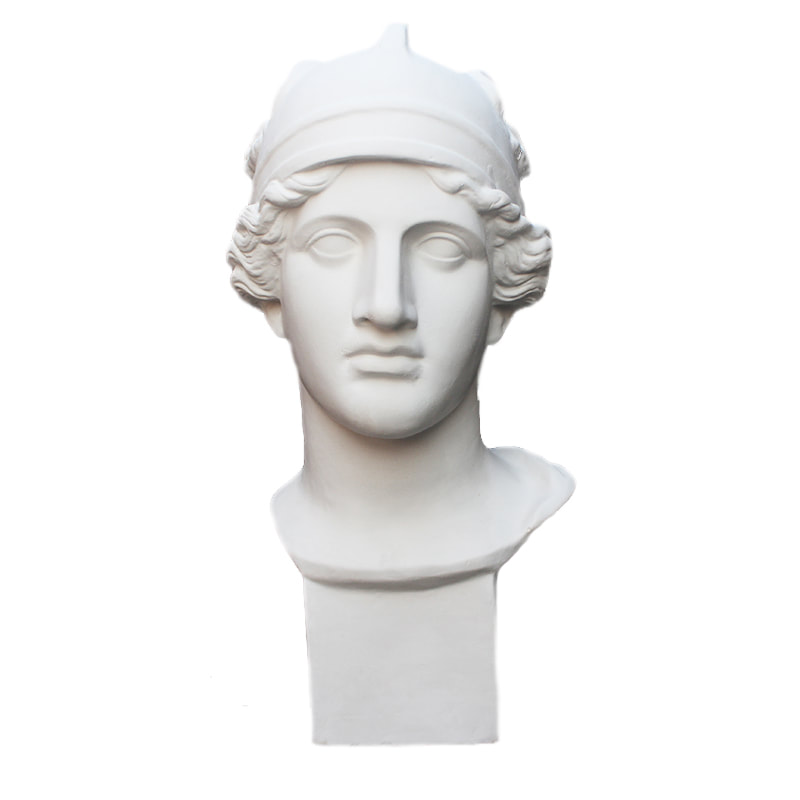 Buste en Plâtre - Alexandre (28")