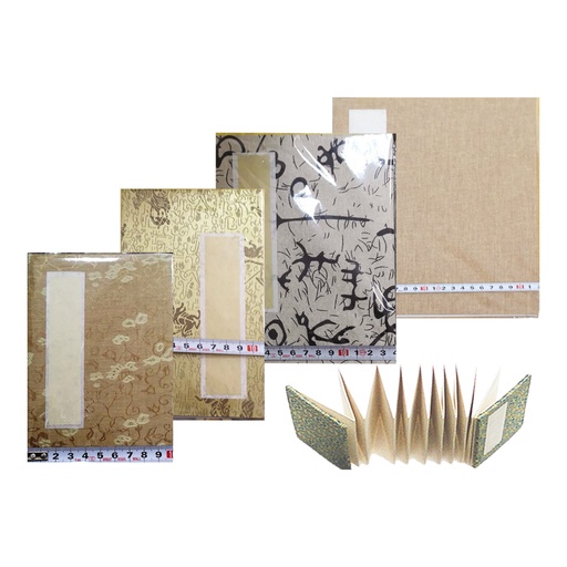 [FC 304-3] Handmade Accordion Rice Paper Book - 5" x 7"