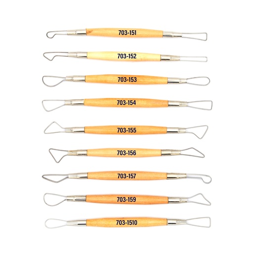 [FC 703-1510] 6.5'' Fine Double-End Wire Modelling Tools