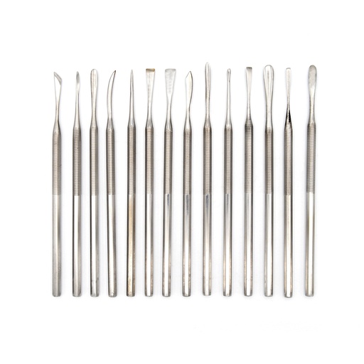 [FC 703-17] Mini outils fins en acier inoxydable - ensemble de 14
