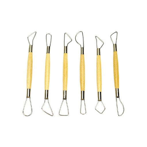 [FC 703-17W] Outils à fil double 8'' - ensemble de 6