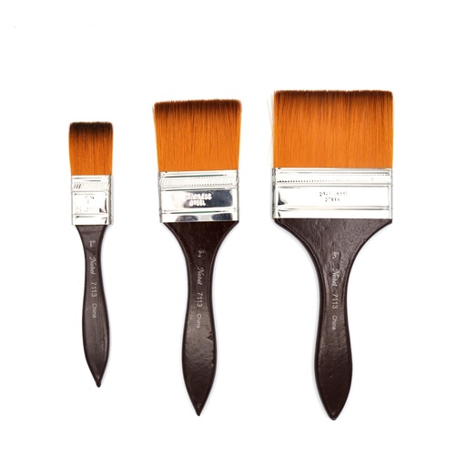 [FC 7113-1] Synthetic Hair Brush - Spalter 1"