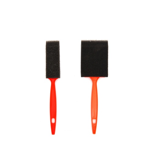 [FC 903F-3] Black Sponge Brush - Plastic Handle Brush 3"