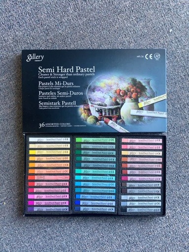 [FC MPL-36] Pastels durs - Format carré long