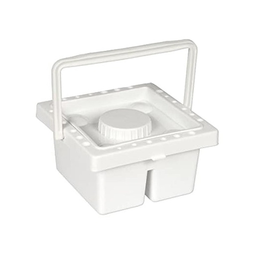 [FC 405-6] Lave-pinceau en plastique avec 24 emplacements pour pinceaux et un couvercle qui sert également de palette de couleurs.